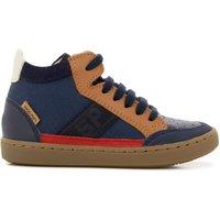 Kids Play Nock Leather High Top Trainers