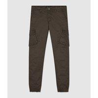 Cotton Skinny Cargo Trousers