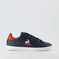 Kids Courtset Junior Low Top Trainers in Leather