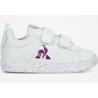 Kids Courtclassic Low Top Leather Trainers with Touch 'n' Close Fastening