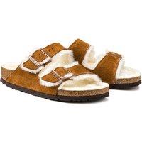 Arizona Fell Suede Mules with Faux Fur Lining