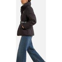 Belted Padded Puffer Jacket, Mid-Length