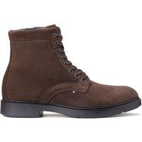 Elevated Suede Ankle Boots with Laces
