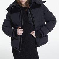 Short Padded Puffer Jacket with Hood