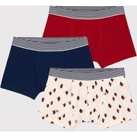 Pack of 3 Boxers in Cotton