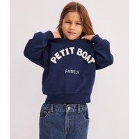 Cotton Crew Neck Sweatshirt