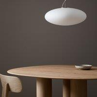 Raeyes Oval Frosted Glass Ceiling Light