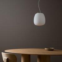 Raeyes Oblong Shape Frosted Glass Ceiling Light