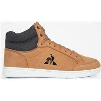 Court High Top Trainers in Leather