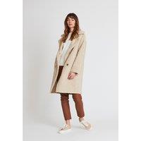 Natasha Mid-Length Coat with Button Fastening