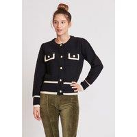 Cassiope Buttoned Cardigan with Crew Neck