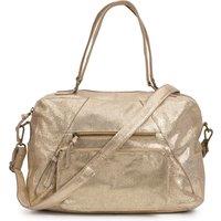 Andrea Metallic Leather Handbag