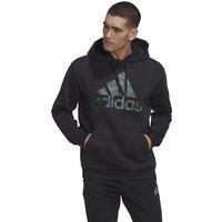 Cotton Mix Hoodie with Large Camo Logo Print