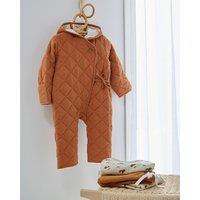 Cotton Muslin Hooded Pramsuit