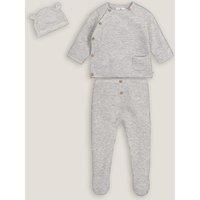 Top, Trousers and Hat Outfit in Cotton/Wool