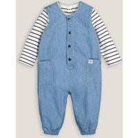 T-Shirt/All-in-One Outfit in Cotton