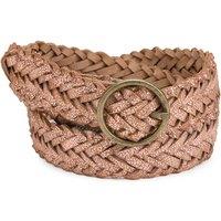 Nadina Leather Plaited Belt