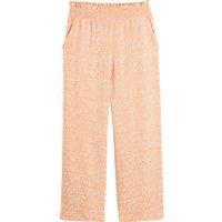 Floral Wide Leg Trousers in Loose Fit