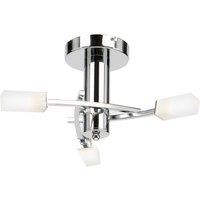 Acid Glass 3 Bulb Ceiling Light