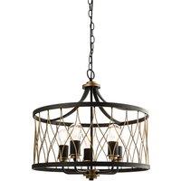 Rustic Bronze Pendant Light