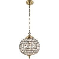 Dome Shaped Cage Pendant Light