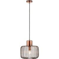 Metal Caged Pendant Light