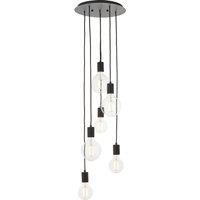 Ditton 6 Pendant Light Matt Black