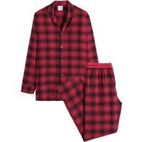 Checked Cotton Buttoned Pyjamas