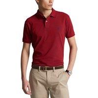Pony Player Cotton Polo Shirt with Embroidered Logo in Slim Fit