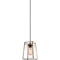 Angular Glass Pendant Light