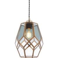 Glass Cage Pendant Light