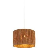 30cm Natural Raffia Lampshade