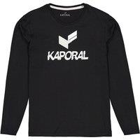 Logo Print Cotton T-Shirt with Long Sleeves