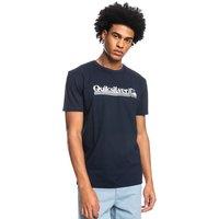 All Lined Up T-Shirt with Logo Print and Short Sleeves in Cotton