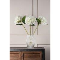 Pack of 3 Artificial Cream Hydrangea Stems
