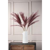 Pack of 3 120cm Artificial Purple Pampas Stem