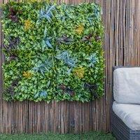 Set of 4 50x50cm Artificial Living Wall Panels