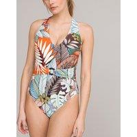Floral Print Halterneck Swimsuit