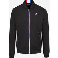 Tricolour Track Top in Cotton Mix with High Neck