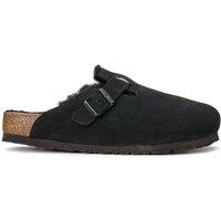 Boston VL/Fell Clogs in Suede with Faux Fur Lining