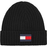 Embroidered Badge Logo Beanie in Cotton Mix