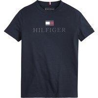 Logo Print Cotton T-Shirt with Short Sleeves