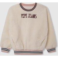 Logo Print Sweatshirt with Crew Neck
