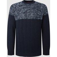 Cotton Stranded Knit Jumper with Crew Neck