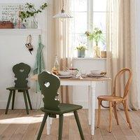 Alvina Extendable Pine Dining Table (Seats 2/4)