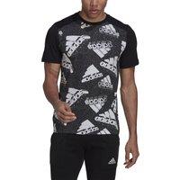 Logo Print Cotton T-Shirt with Short Sleeves