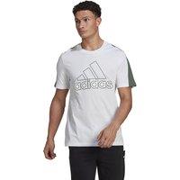 Badge of Sport T-Shirt with Embroidered Logo and Short Sleeves in Cotton