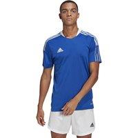 Tiro 21 Football T-Shirt with 3-Stripes and Logo Print