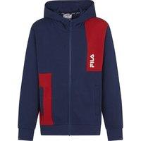 Logo Print Heavyweight Jacket in Cotton Mix with Hood
