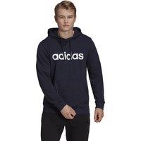 French Terry Linear Hoodie with Logo Print in Cotton Mix